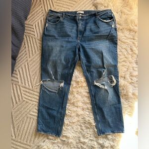 Abercrombie & Fitch curve love The 90’s straight ultra high rise jeans